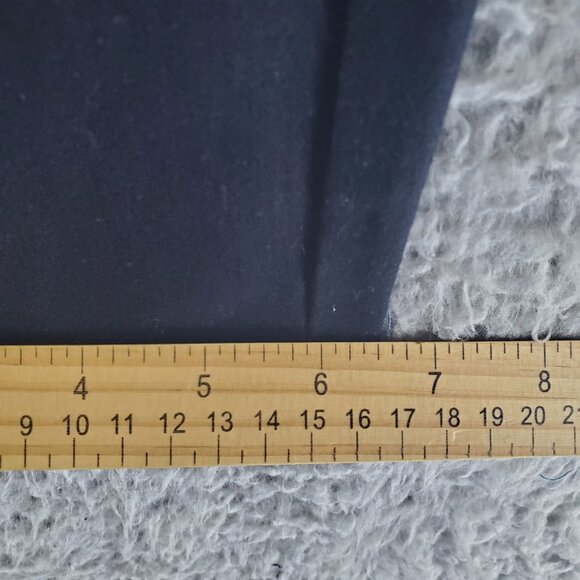 Liz Claiborne Pants Womens 8 Petite Black Amber Stretch Cotton Blend Minimalist - Picture 7 of 9